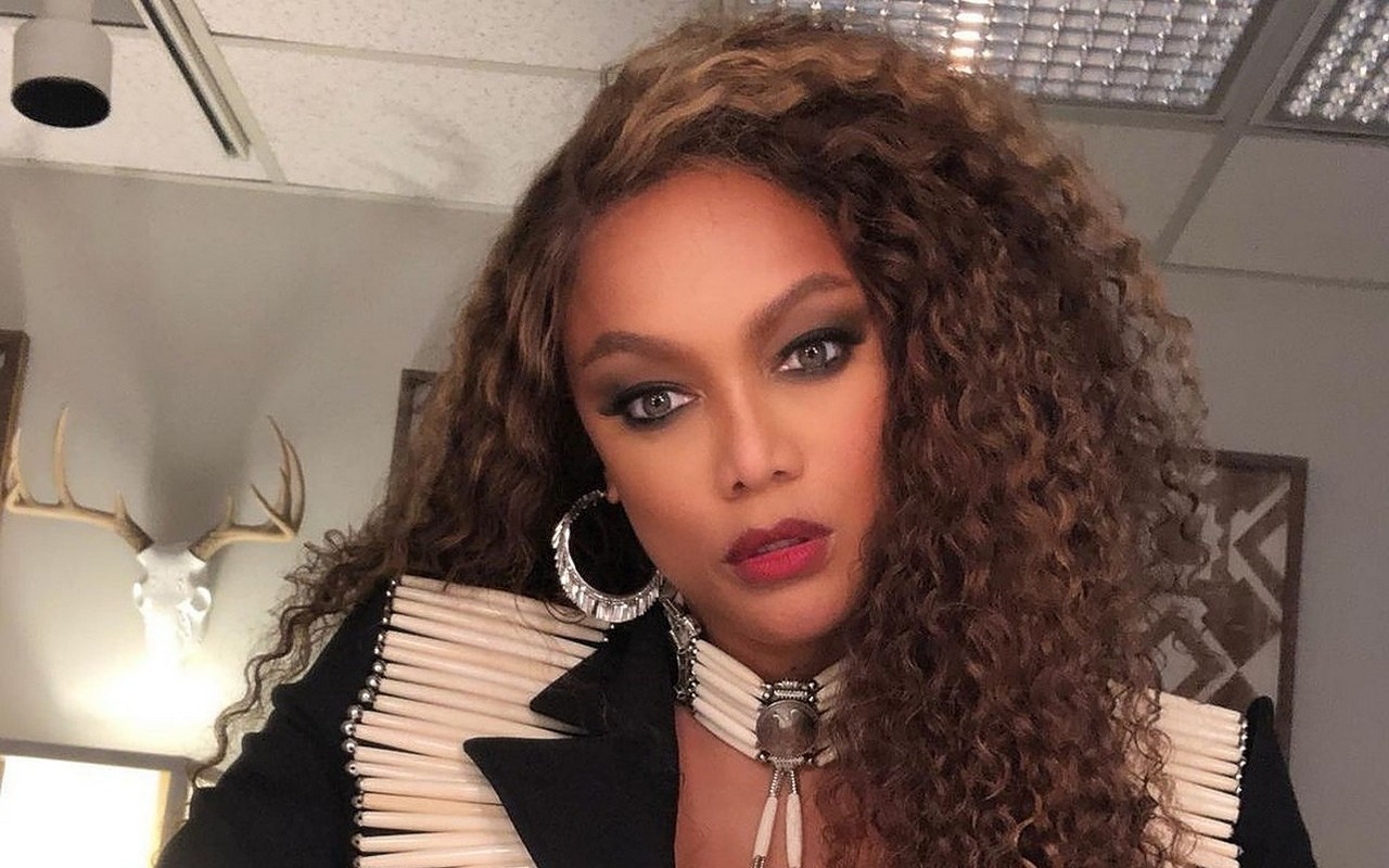 Tyra Banks Shows Fuller Body in Leotard on 48th Birthday