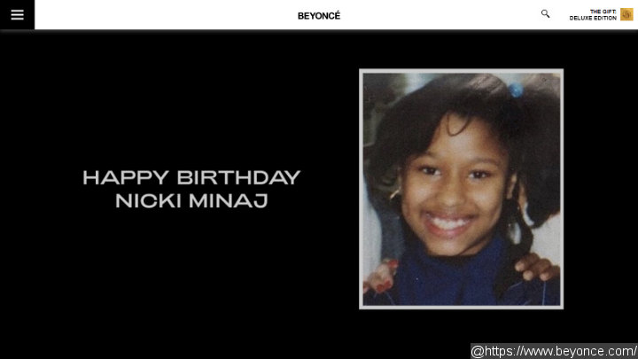 Beyonce's Birthday Message to Nicki Minaj