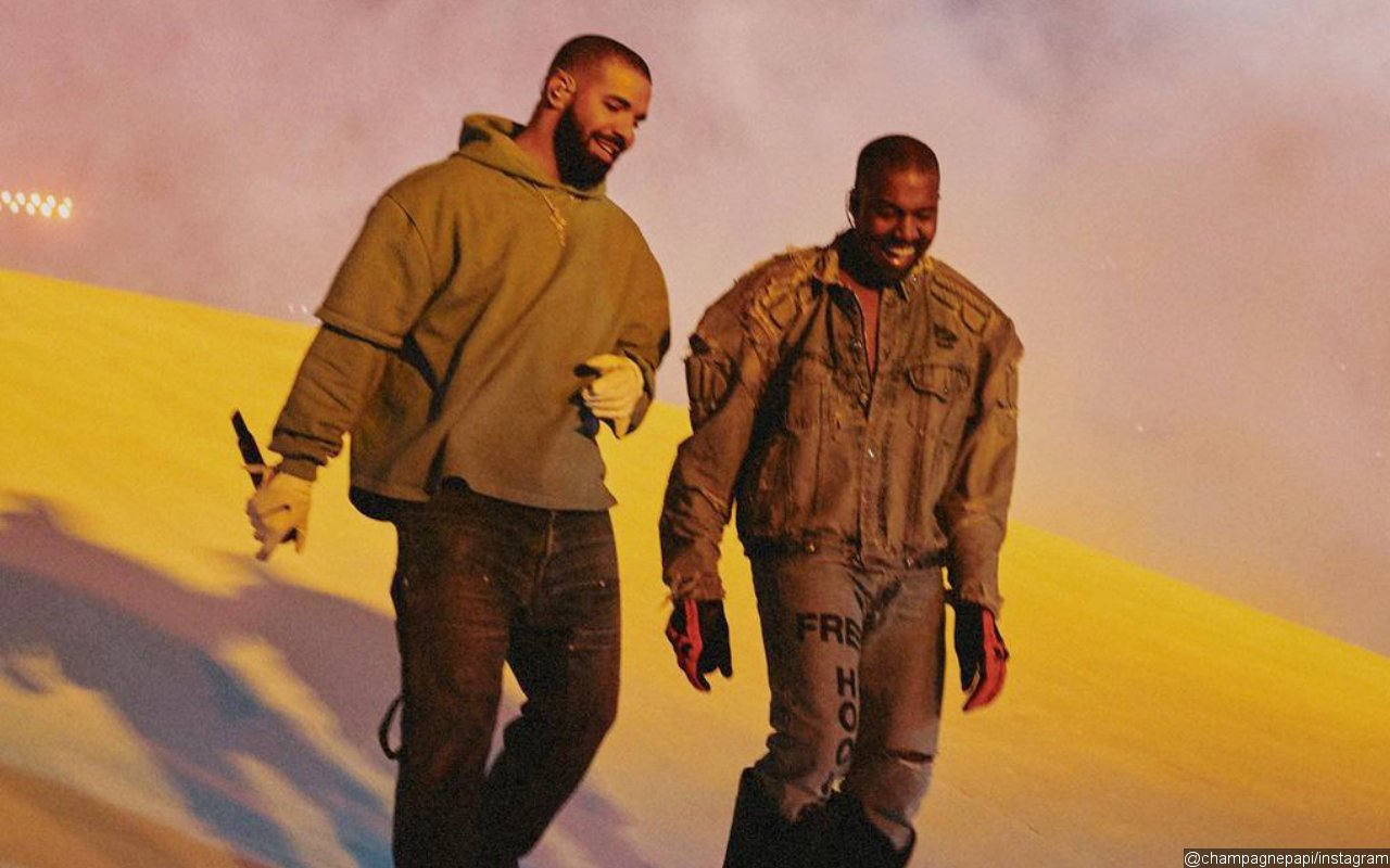 Drake Delights Fans With Pics of Him and Kanye West From 'Free Larry Hoover' Concert