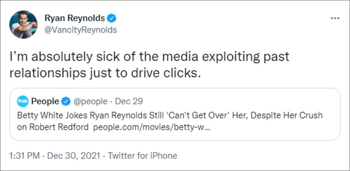 Ryan Reynolds via Twitter