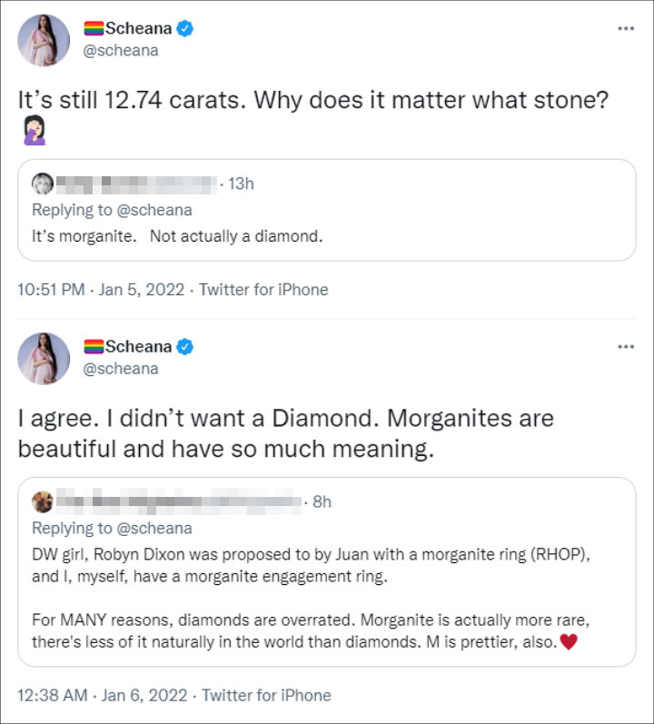 Scheana Shay defended her engagement ring