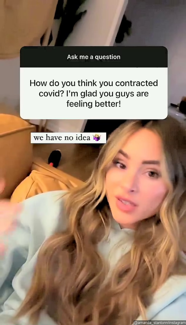 The TV star said she didn't know how they contracted the virus