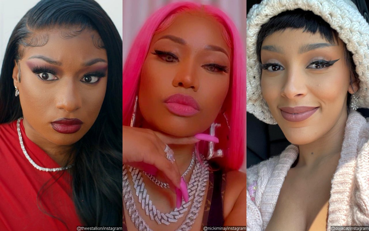 Megan Thee Stallion Unfollows Nicki Minaj and Doja Cat on Instagram Amid Beef Rumors