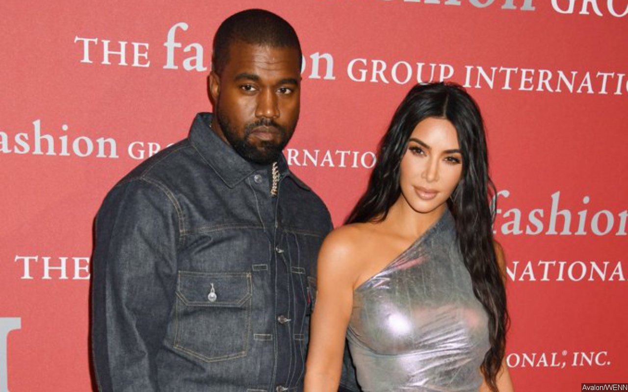 Kanye West and Kim Kardashian