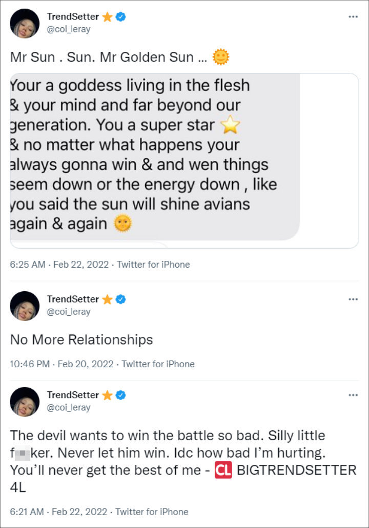 Coi Leray via Twitter