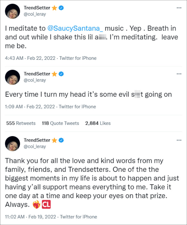 Coi Leray via Twitter