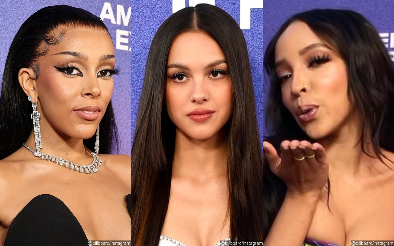 Doja Cat, Olivia Rodrigo, Tinashe Serve Looks on 2022 Billboard Women in Music Awards Red Carpet