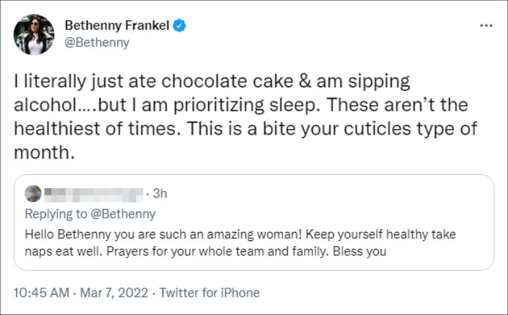 Bethenny Frankel via Twitter