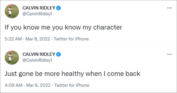 Calvin Ridley via Twitter