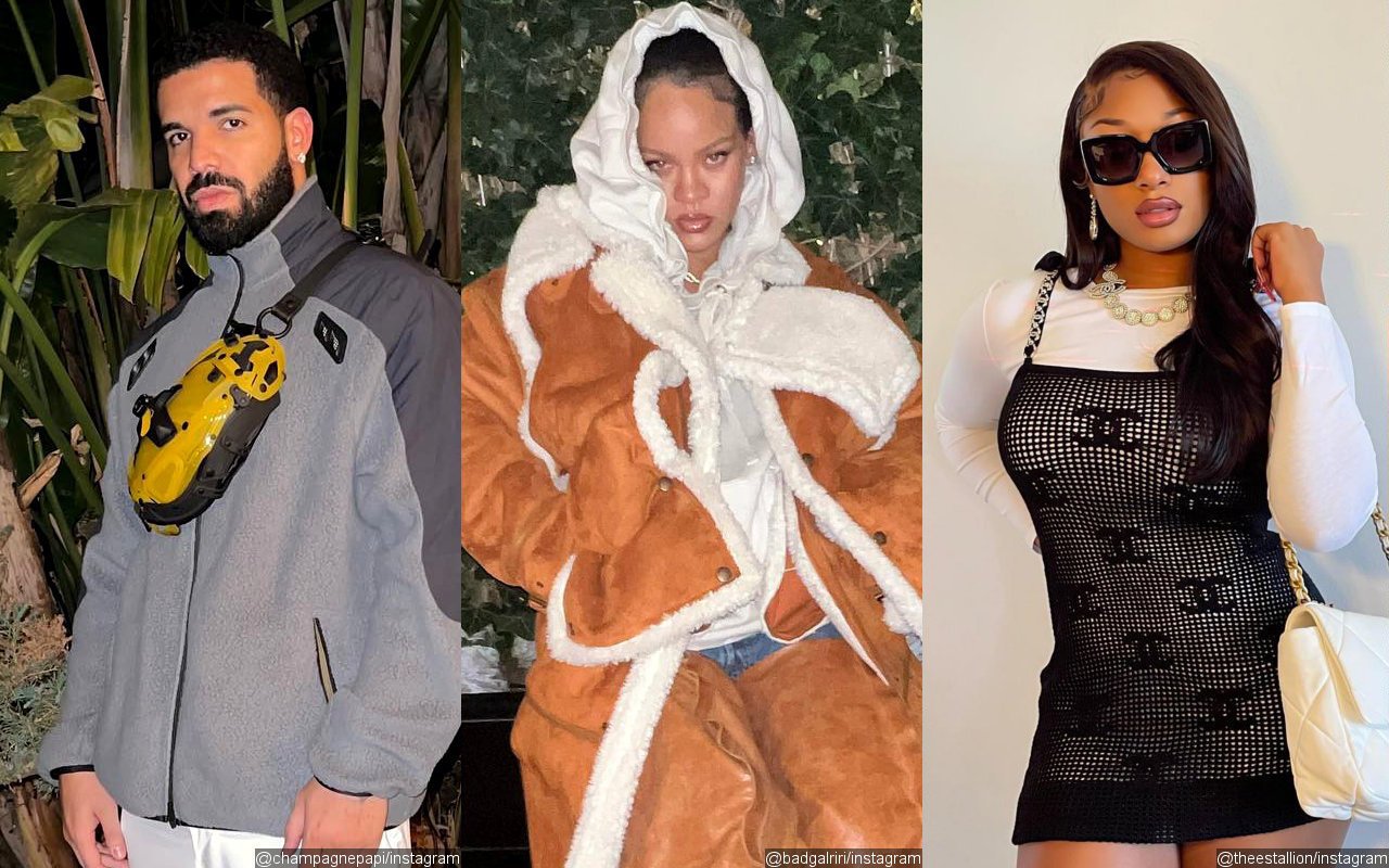 Drake and Rihanna Appear to Cut Megan Thee Stallion Amid Drama