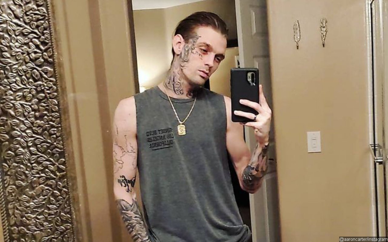 Aaron Carter Gets Huge Butterfly Tattooed Over Ex-Fiancee's Name to Honor Late Sister