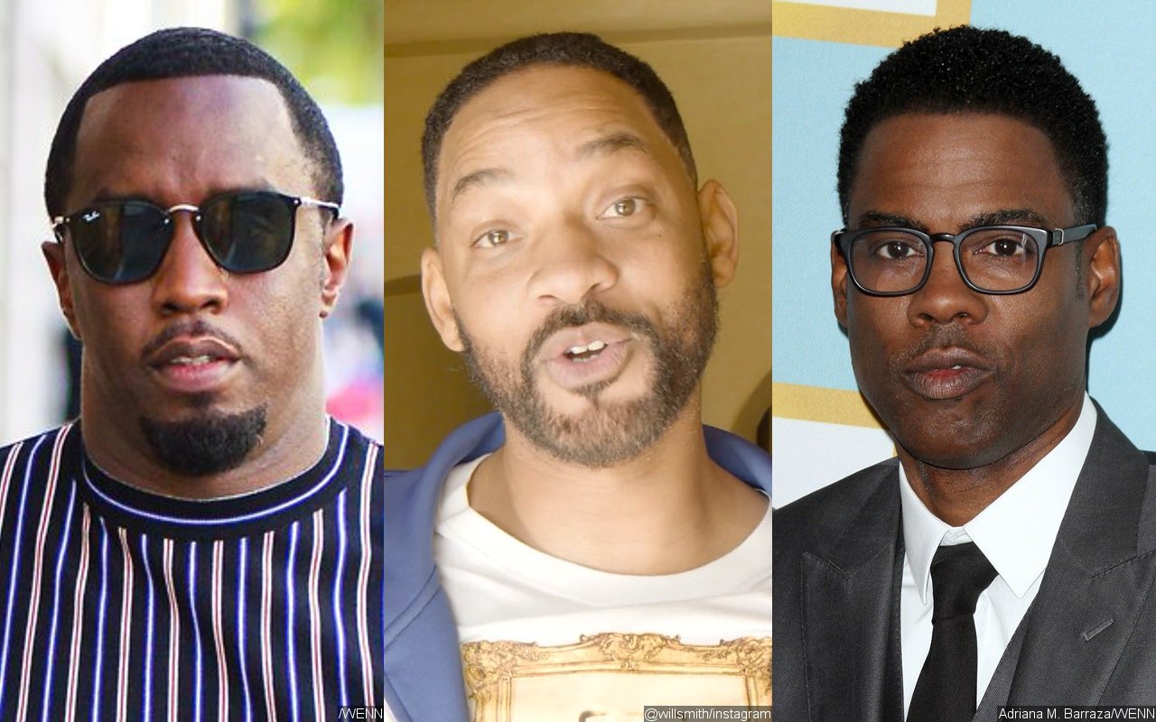 P. Diddy Clarifies He 'Never' Said Will Smith and Chris Rock 'Reconciled' After Oscars Slap