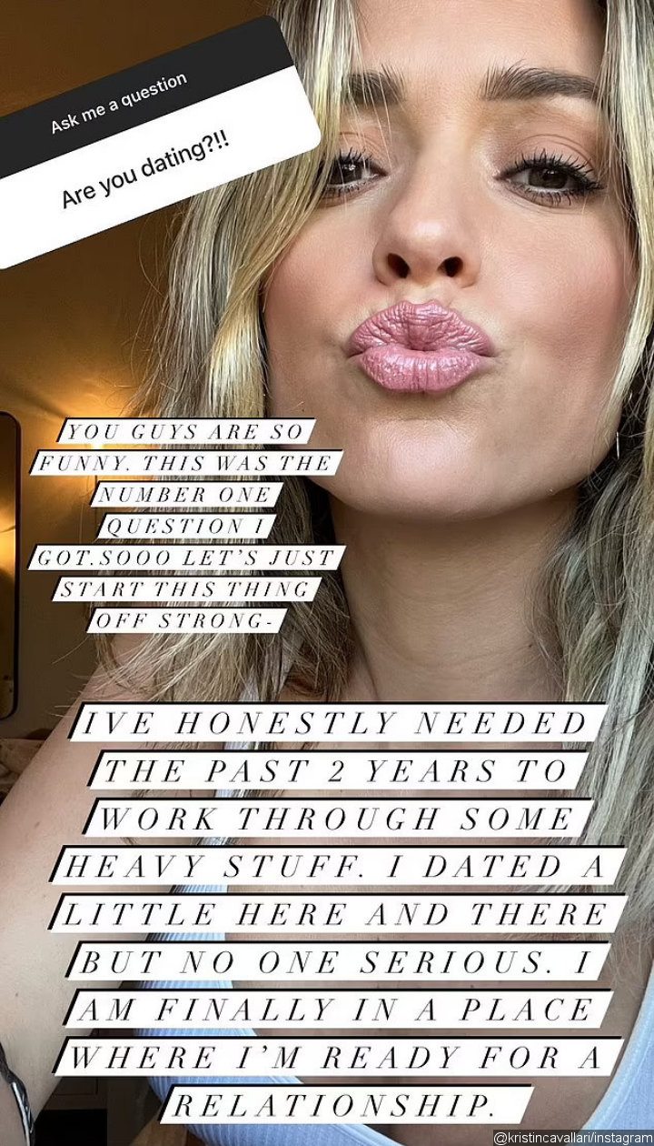Kristin Cavallari's instagram story