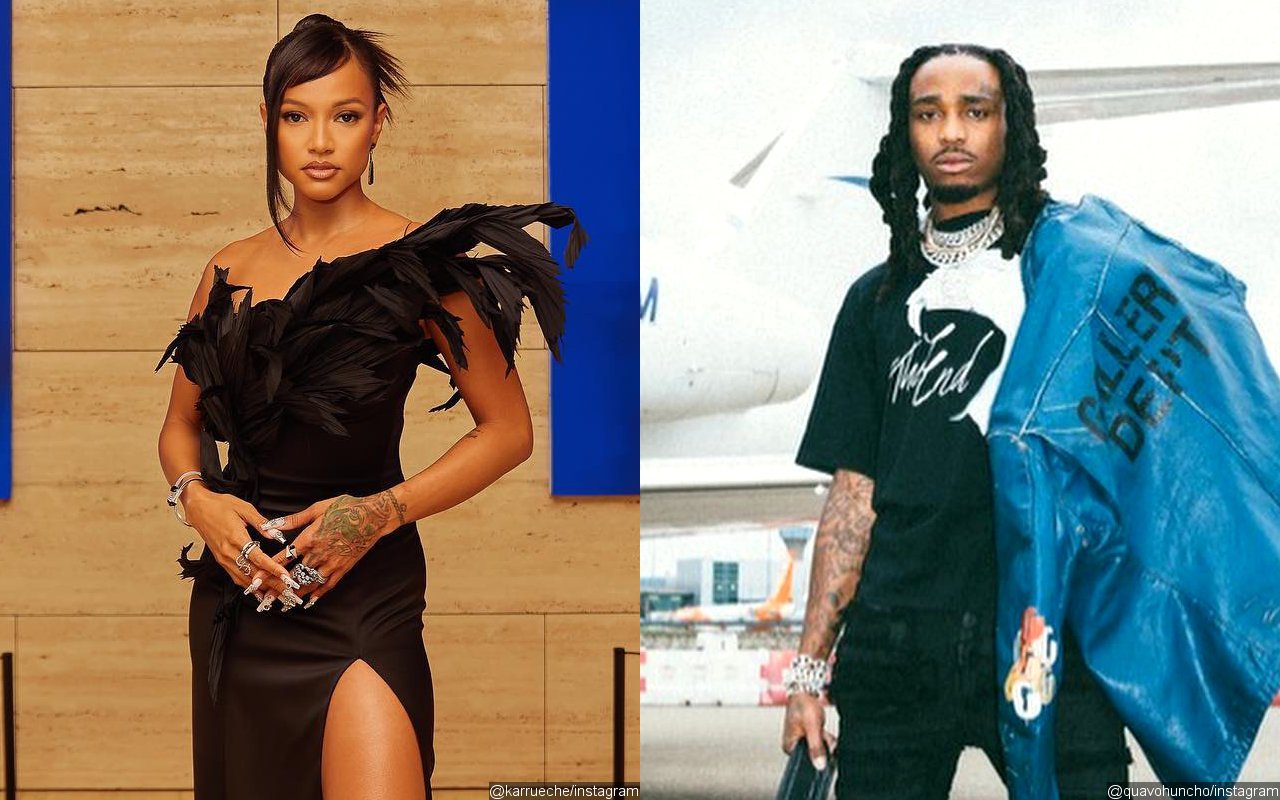 Karrueche Tran Dresses to Impress at Quavo's Birthday Party After Denying Romance Rumors