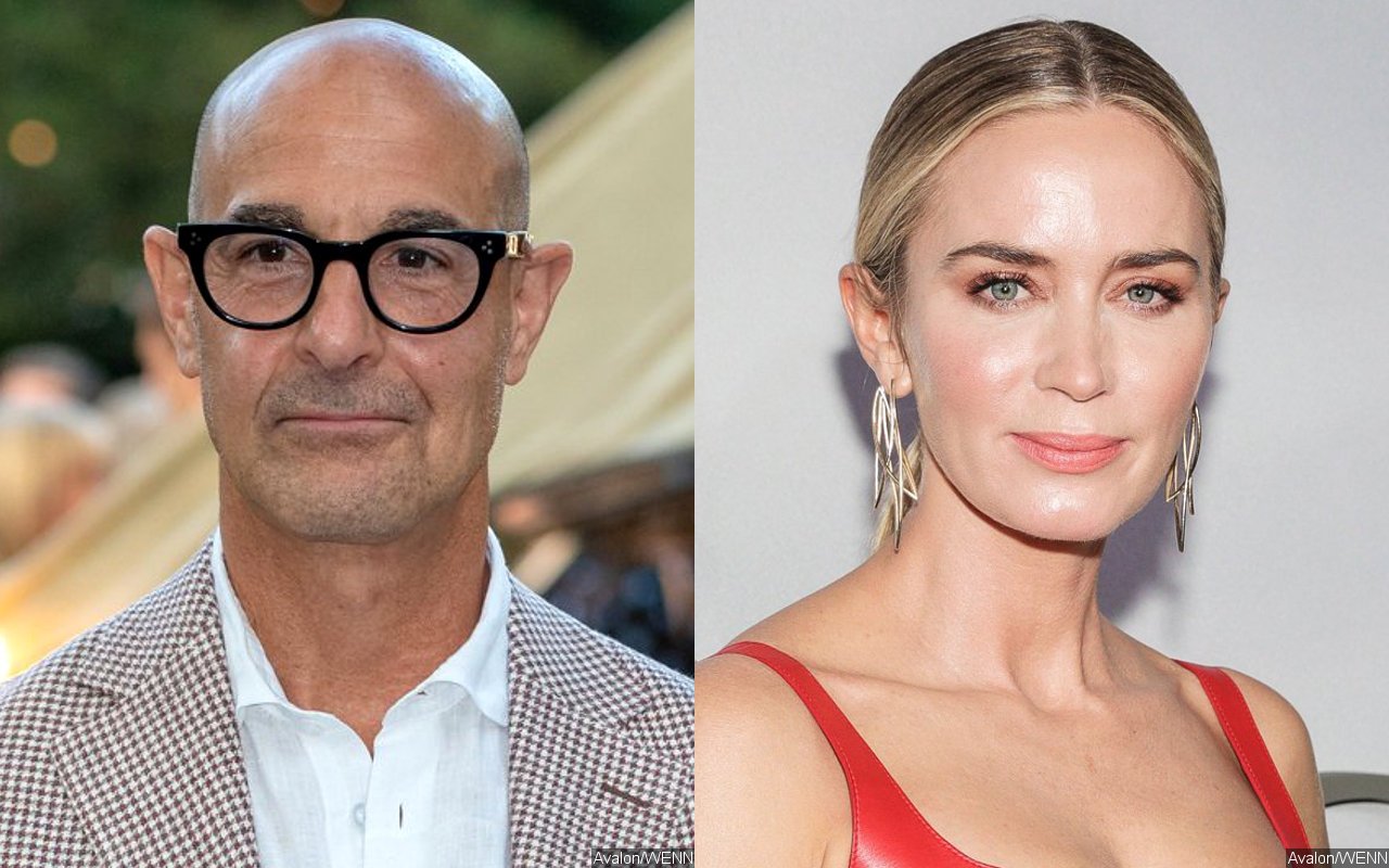 Stanley Tucci and Emily Blunt