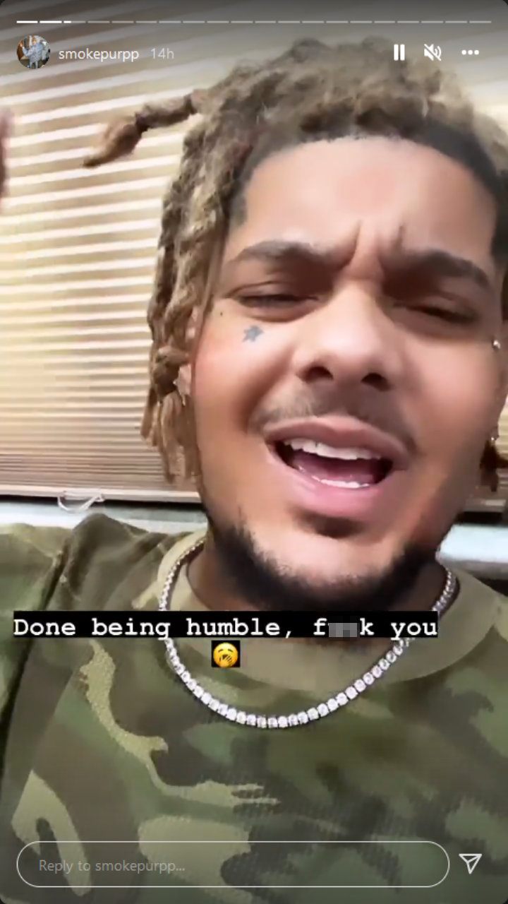 Smokepurpp via IG Story