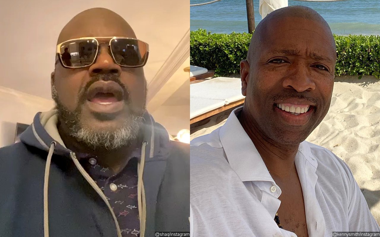 Shaquille O'Neal Threatens to Beat Up Kenny Smith for Roasting Him About Being Late on Live TV