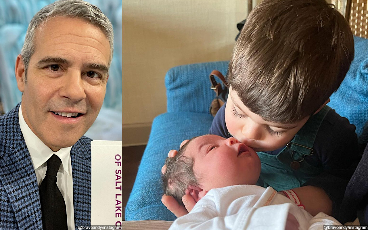 Andy Cohen Shares Sweet Pic of Son Benjamin Kissing Newborn Sister Lucy