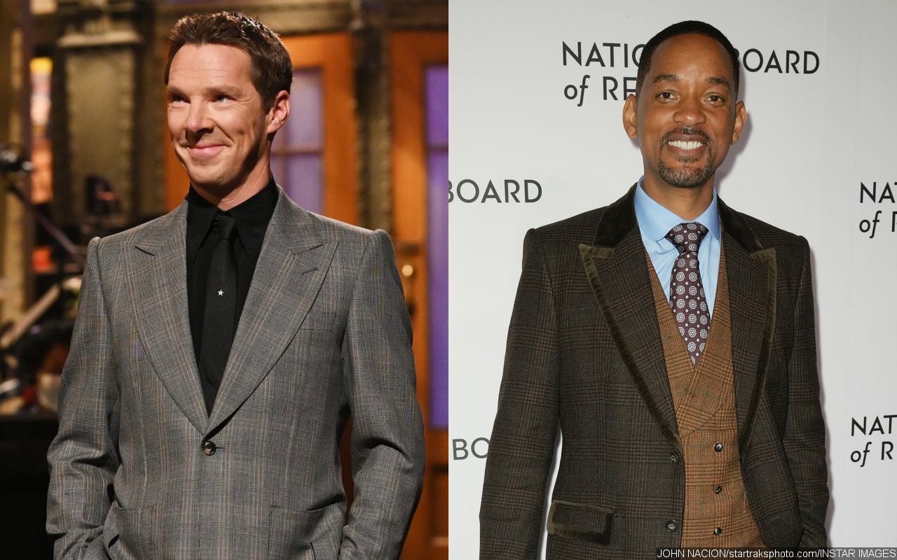 Benedict Cumberbatch Takes a Playful Dig at Will Smith's Oscars Slap During 'SNL' Monologue