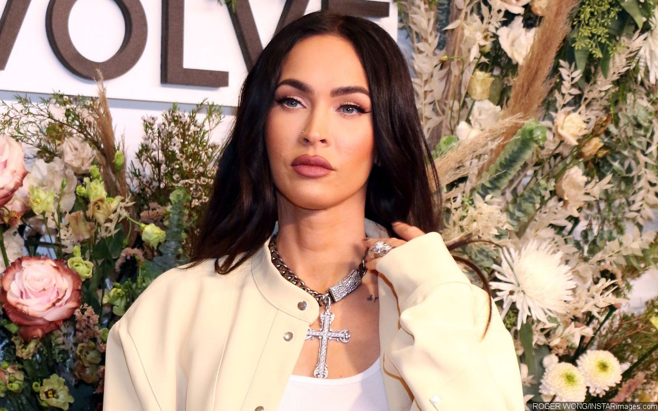 Megan Fox Slammed for Her TMI About Her Blue Jumpsuit