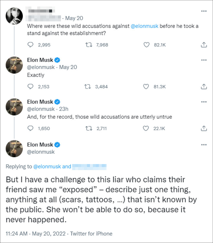 Elon Musk's Tweets