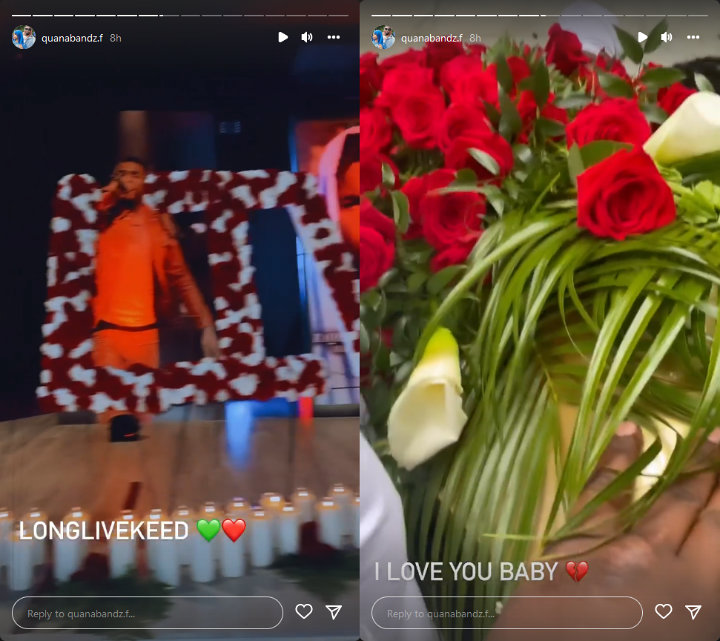 Quana Bandz's IG Story 1