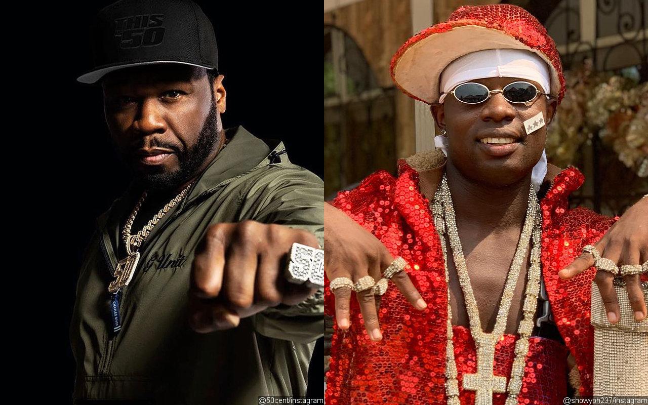 50 Cent Mocks Cameroon Rapper Show Yoh for Getting Dodgy Tattoo of Him