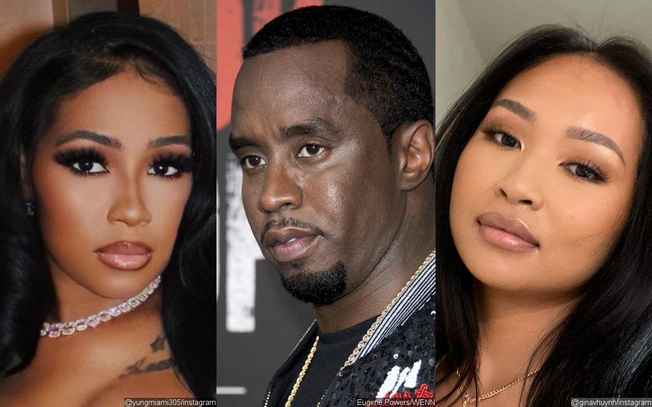 Yung Miami Cozies Up to Diddy Days After Going Back-and-Forth With His Ex Gina Huynh