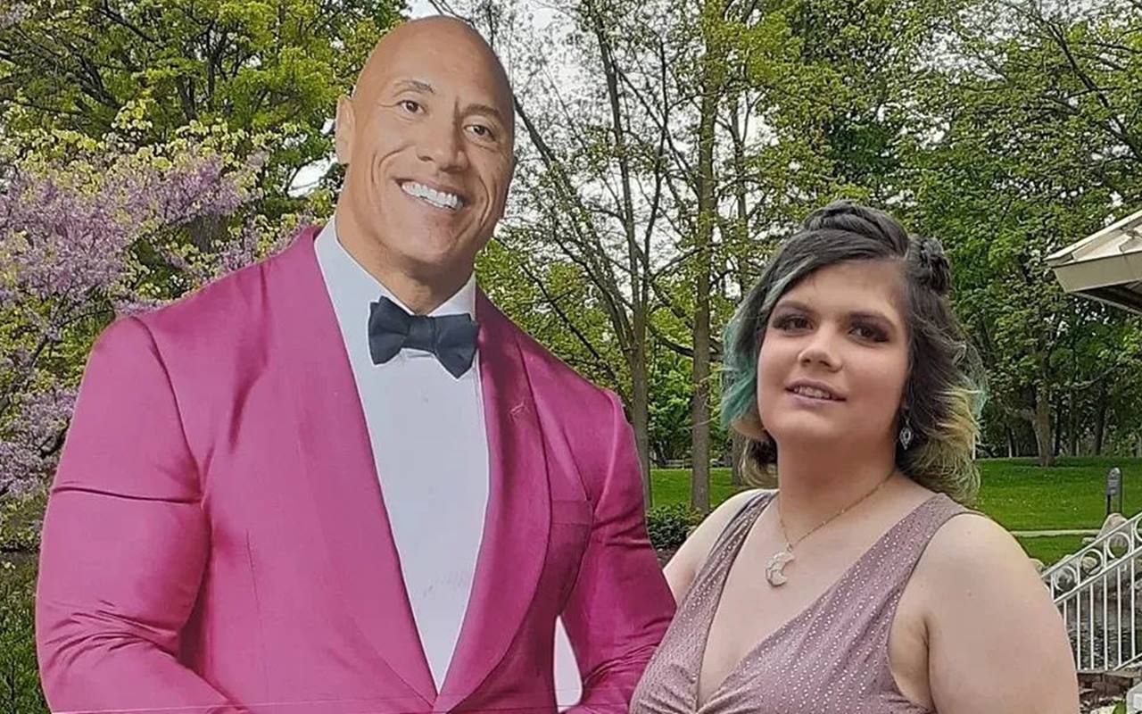Dwayne Johnson Has Sweet Response to Fan Who Brings Life-Size Cutout of Him to Prom
