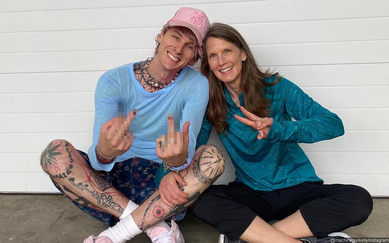 Machine Gun Kelly Looks Happy in Rare Pic With His Formerly Estranged Mother 