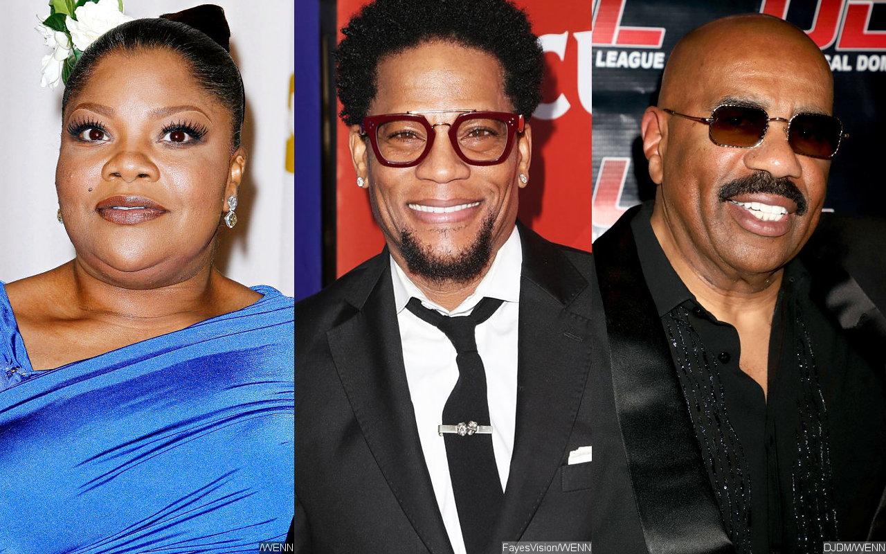 Mo’Nique dikecam karena membawa putri D.L. Hughley ke perseteruan, Steve Harvey tidak mau ambil bagian