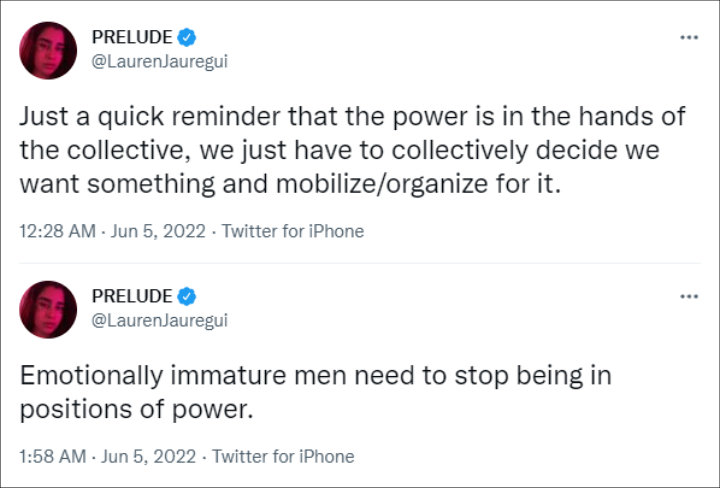Lauren Jauregui's Tweets