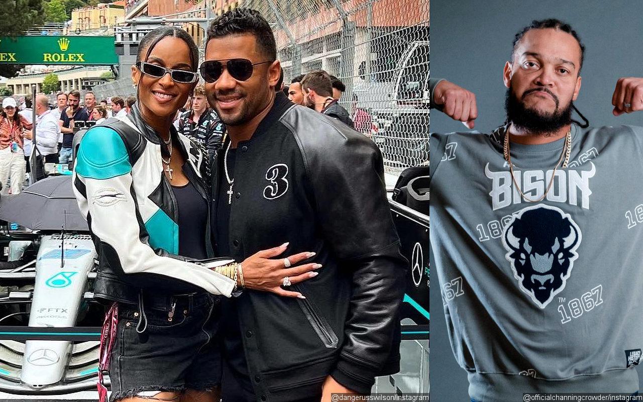 Russell Wilson Makes References to Channing Crowder's 'Square' Diss When Surprising Wife Ciara