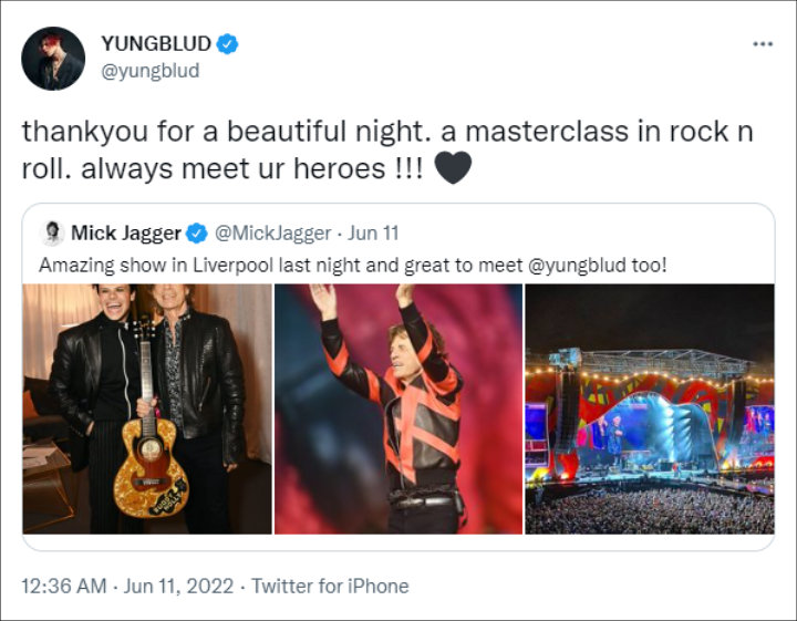 Yungblud via Twitter
