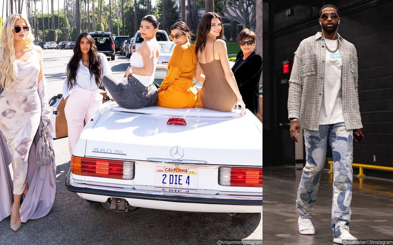 Fans Convinced the Kardashians Stage Family Meeting About Tristan Thompson's Paternity Scandal