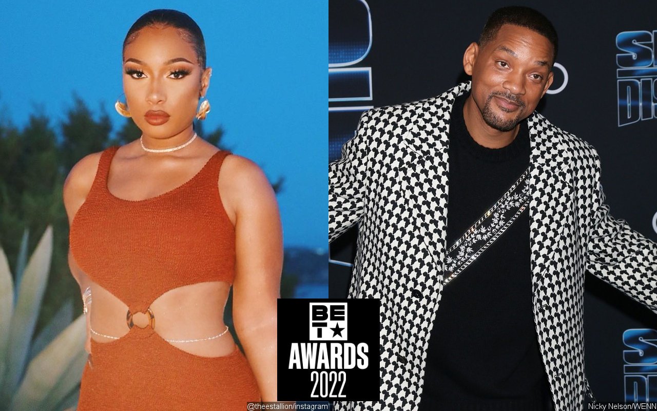BET Awards 2022 Megan Thee Stallion and Will Smith Make Up the Full