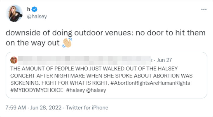 Halsey via Twitter