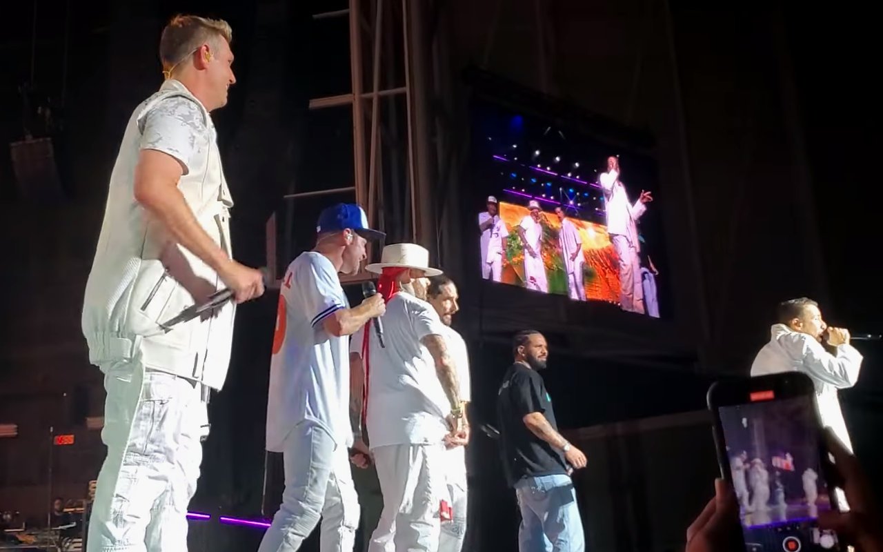Drake Performs 'I Want It That Way' With Backstreet Boys During Surprise Appearance at Their Concert