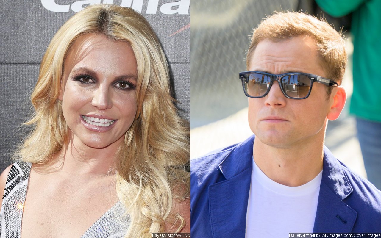 Britney Spears Fangirls Over 'Coolest Guy' Taron Egerton as Sam Asghari Jokes 'Hands Off My Wife'