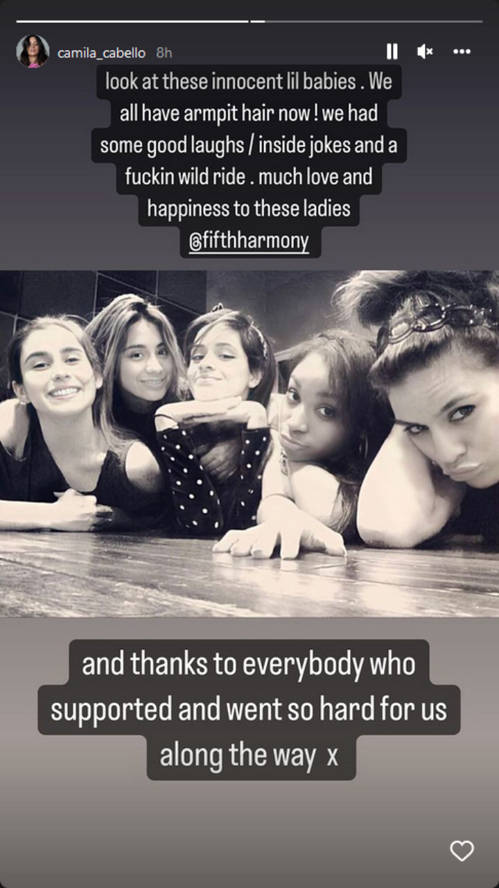 Camila Cabello's IG Story