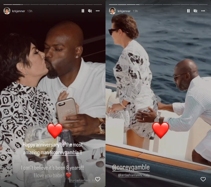 Kris Jenner's IG Stories