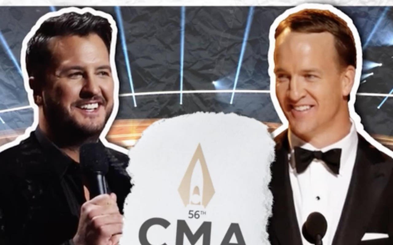 Luke Bryan and Peyton Manning Will Team Up to Host 56th Annual CMA Awards