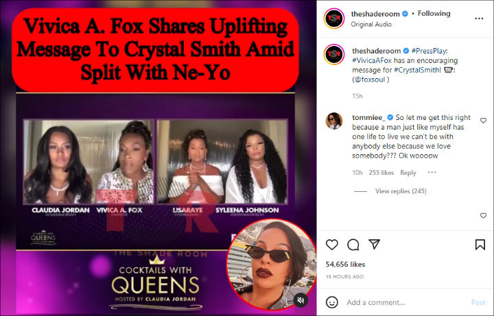 Tommie Lee's Comment