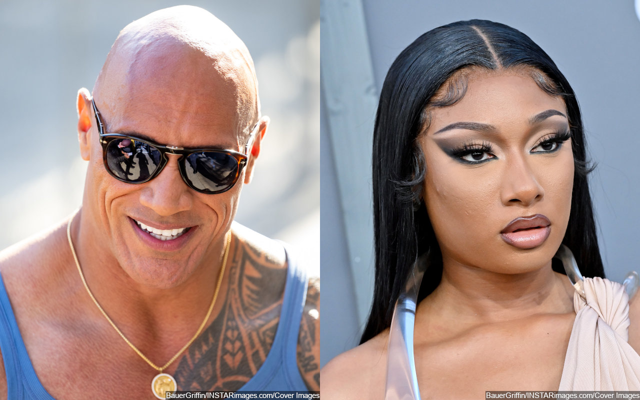 Dwayne Johnson Ridiculed After He Excitedly Says He'd Be Megan Thee Stallion's Pet