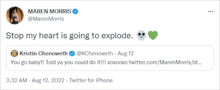 Kristin Chenoweth's Tweet