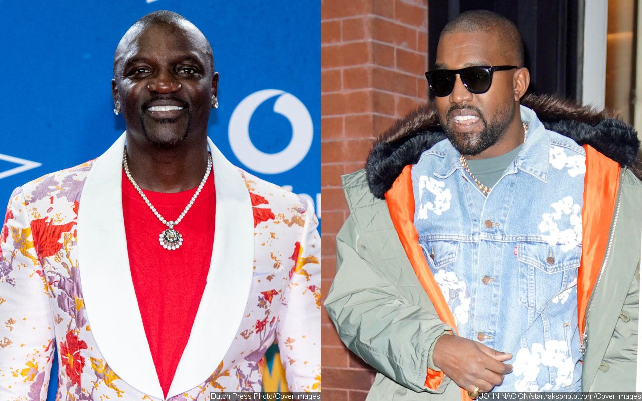 Akon Defends Kanye West Over Trash Bag Controversy While Promoting Yeezy Gap Collection 