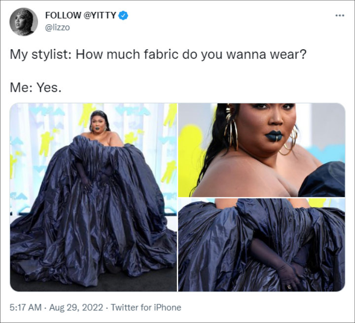 Lizzo's tweet