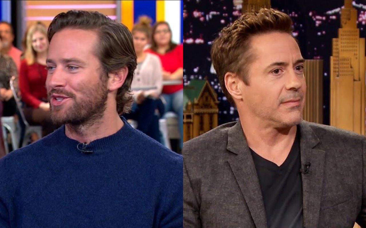 Armie Hammer Allegedly Seeks Refuge in Robert Downey Jr.'s House