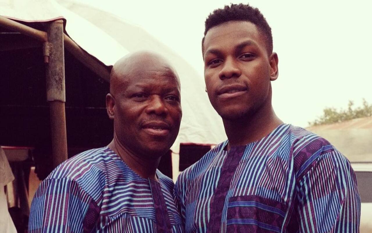 John Boyega's Father Collecting T-Shirts With Actor's Face on It