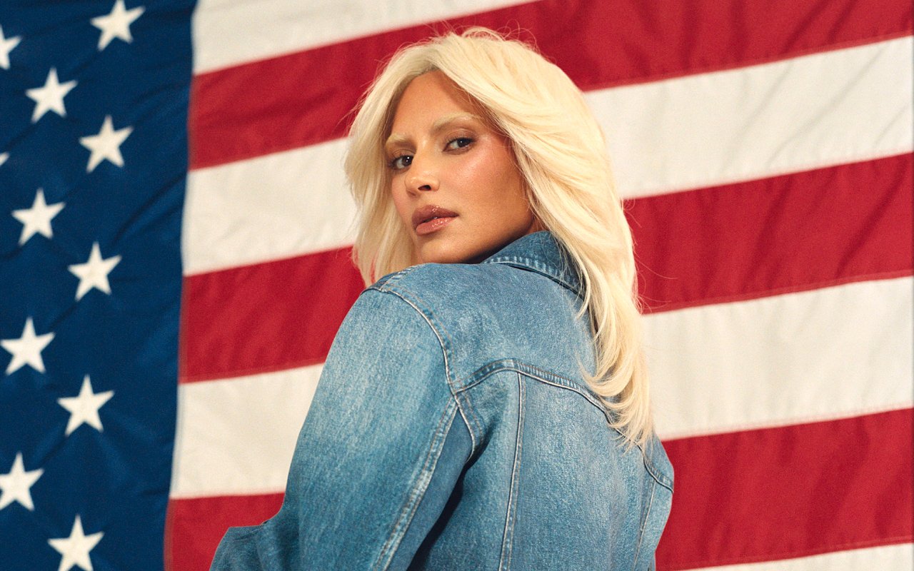 Kim Kardashian Gets Mixed Responses for Baring Her Butt and Going Blonde in Patriotic Magz Cover 
